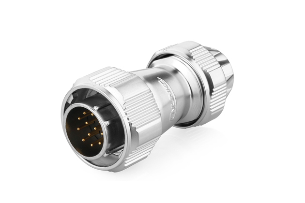 YZ-20-12芯金屬圓形四孔防水航空插頭信號(hào)連接器